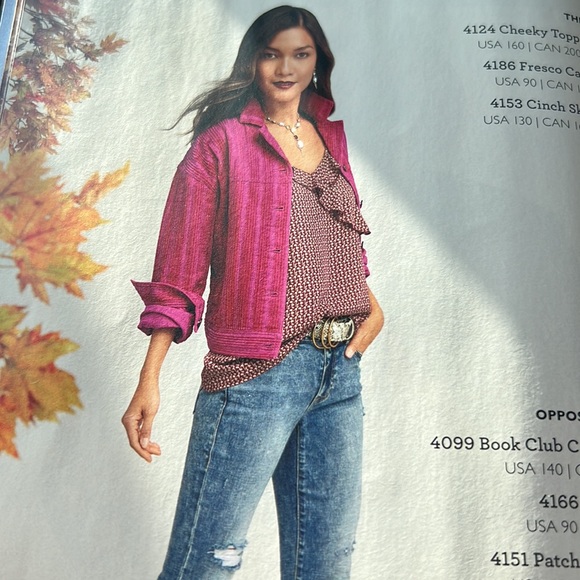 LAST CHANCE | NWT | CAbi 4124 Cheeky Topper - Picture 7 of 11